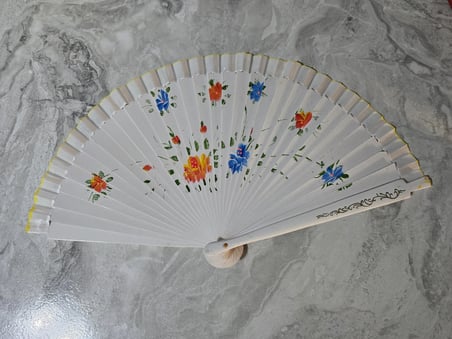 #Yelpaze Kalite Estetik Tasarım Dayanıklı Katlanır Estetik Bambu Çift Taraflı Renkli Yelpaze 12'li
