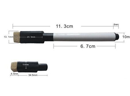 30 Adet Mıknatıslı ve Silgili Akıllı Tahta Kalemi