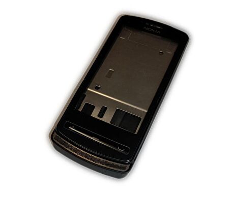 Nokia N700 Kasa Kapak Nokia N700 Siyah Renk Orta Kasa Ön Kapak Arka Kapak Tuş Takımı