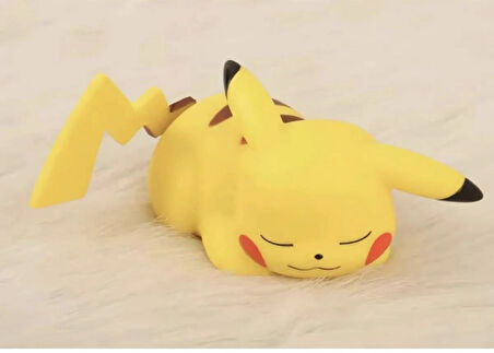 Pokemon pikachu led ışıklı uyku arkadaşı & oyuncağı 