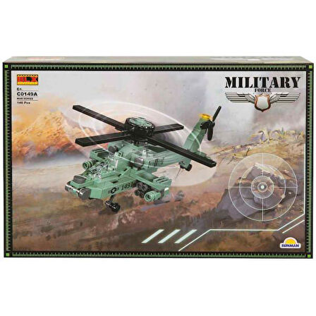 C0149A Sunman 146 Parça Military Force Yapı Blokları Lego Oyuncak