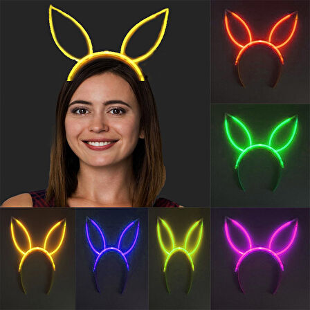 Karanlıkta Yanan Fosforlu Glow Stick Taç 6 Renk 6 Adet TdrTR