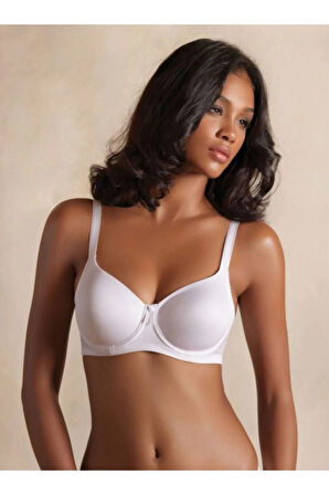 Kadın Beyaz Balenli Toparlayıcı Sütyen 1950