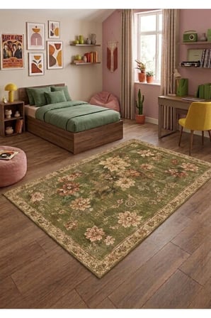 Doğal İplik Şönil Dokuma Pamuk Taban Halı Koridor Halısı Kilim – Antre, Salon Ofis Genç Odası
