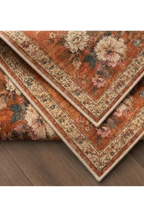 Doğal İplik Şönil Dokuma Pamuk Taban Halı Koridor Halısı Kilim – Antre, Salon Ofis Genç Odası