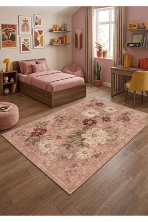 Doğal İplik Şönil Dokuma Pamuk Taban Halı Koridor Halısı Kilim – Antre, Salon Ofis Genç Odası
