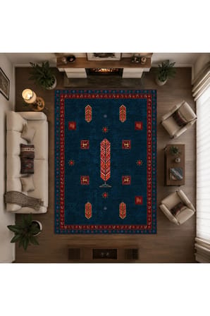 Doğal İplik Şönil Dokuma Pamuk Taban Halı Koridor Halısı Kilim – Antre, Salon Ofis Genç Odası
