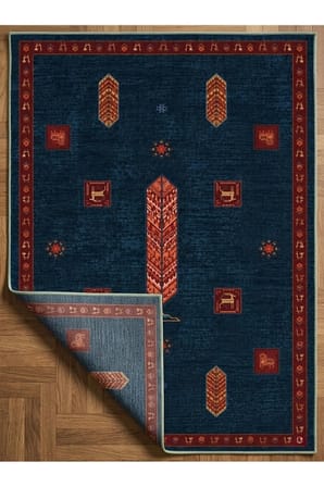 Doğal İplik Şönil Dokuma Pamuk Taban Halı Koridor Halısı Kilim – Antre, Salon Ofis Genç Odası