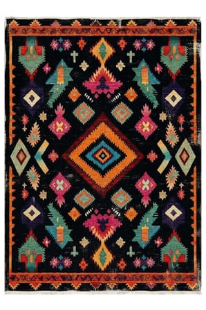Doğal İplik Şönil Dokuma Pamuk Taban Halı Koridor Halısı Kilim – Antre, Salon Ofis Genç Odası