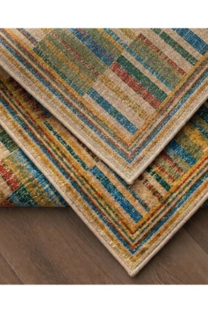 Doğal İplik Şönil Dokuma Pamuk Taban Halı Koridor Halısı Kilim – Antre, Salon Ofis Genç Odası