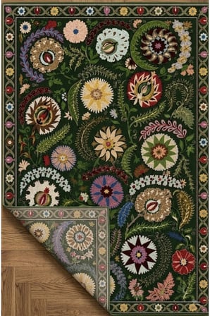 Doğal İplik Şönil Dokuma Pamuk Taban Halı Koridor Halısı Kilim – Antre, Salon Ofis Genç Odası