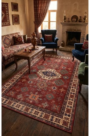 Doğal İplik Şönil Dokuma Pamuk Taban Halı Koridor Halısı Kilim – Antre, Salon Ofis Genç Odası