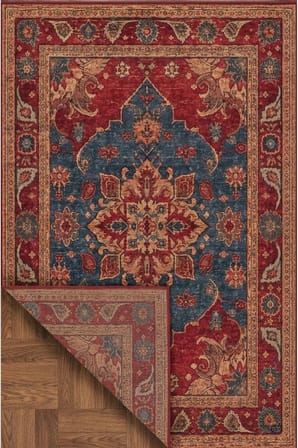 Doğal İplik Şönil Dokuma Pamuk Taban Halı Koridor Halısı Kilim – Antre, Salon Ofis Genç Odası