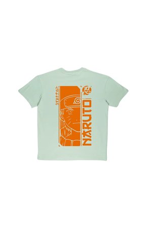 Lenithra Naruto Anime Sırt Baskılı Unisex Oversize T-shirt Gri / 2XL