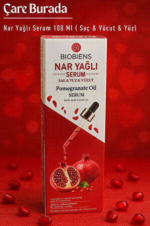 Biobiens - Nar Yağlı Serum 100 Ml (Saç & Yüz & Vücut)