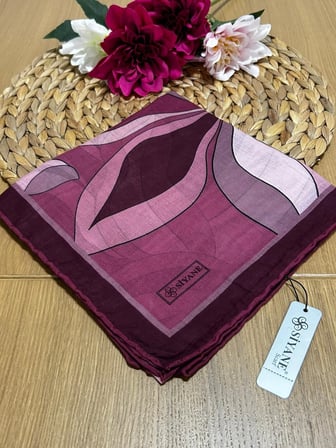 Siyane Scarf Naturel Desen Eşarp 07
