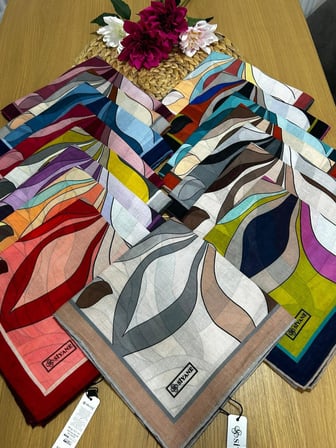 Siyane Scarf Naturel Desen Eşarp 11