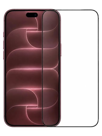 iPhone 18 PRO MAX Uyumlu Anti Static Toz Tutmayan Çerçeveli Temperli Ekran Koruyucu Cam