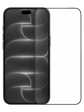 iPhone 18 PRO Uyumlu Anti Static Toz Tutmayan Çerçeveli Temperli Ekran Koruyucu Cam