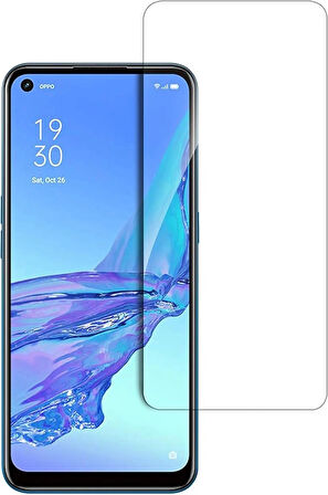 Oppo A54 Uyumlu Kırılmaz Ekran Koruyucu Temperli Cam