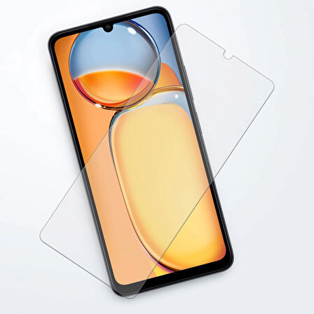 Xiaomi Redmi 13c Uyumlu Kırılmaz Ekran Koruyucu Temperli Cam