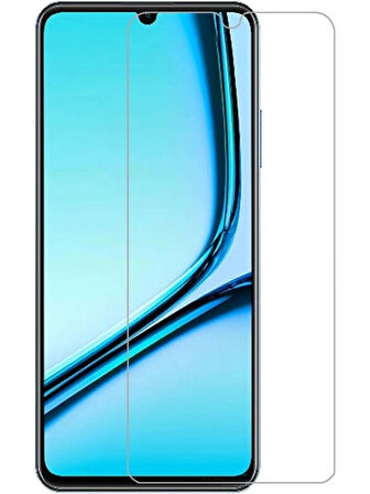 Realme Note 50 Uyumlu Kırılmaz Ekran Koruyucu Temperli Cam