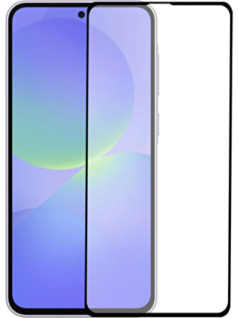 Samsung Galaxy A36 Uyumlu Anti Static Toz Tutmayan Çerçeveli Temperli Ekran Koruyucu Cam