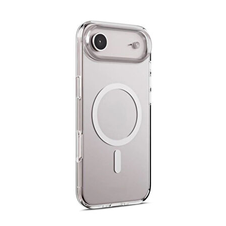 iPhone 17 AIR Uyumlu Magsafe Kablosuz Şarj Özellikli Şeffaf Silikon Kılıf