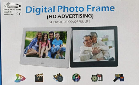 Dijital Fotoğraf Çerçevesi Tft Lcd 10'' Ekran - Uzaktan Kumandalı