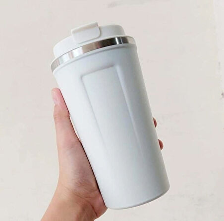 Termal Kahve Kupası 510 ML Paslanmaz Çelik Vakumlu Matara Yalıtımlı Bardak Su Şişesi 17,5x8,5cm