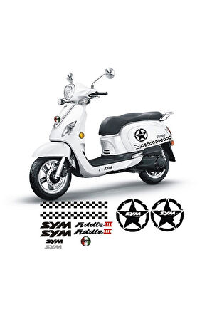 yeni özel  motosiklet Sticker Set Siyah Sağ/Sol