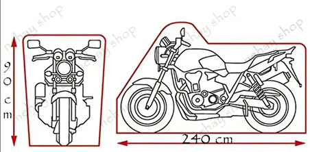 Spada Xfire 200 Efi Motor Brandası Miflonlu Su Geçirmez , Motor Arka Çanta Uyumlu, lastikli / kırmızı jant stickerı hediyeli