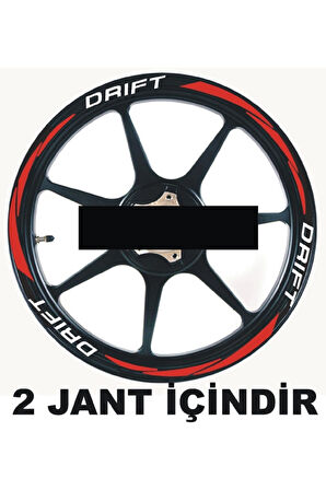 Şık Tasarım  motosiklet Jant Şeridi Mondial Drift Uyumlu Sağ-Sol/Ön-Arka