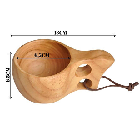 Neiwel Ahşap Kuksa Kupa