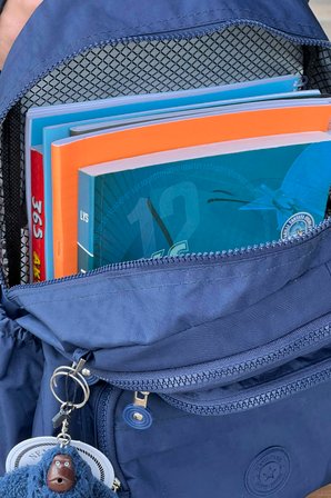 NEMO BAGS Unisex Lacivert Orta Boy Sırt Çantası Suya Dayanıklı 18l Okul Çantası Laptop Çanta Seyahat Spor /  40X30X15