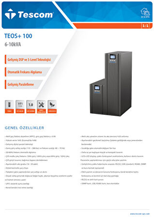 Kesintisiz Güç Kaynağı 6kVA (6000 VA)UPS