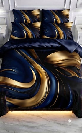 Özel Tasarım Marka Çift Kişilik Nevresim Takımı Organik Saten Pamuk Luxury Premium Kumaş 240*260 Cm Ranforce Dokuma Deluxe neon seri parlak prizma geometrik altın siyah kırmızı