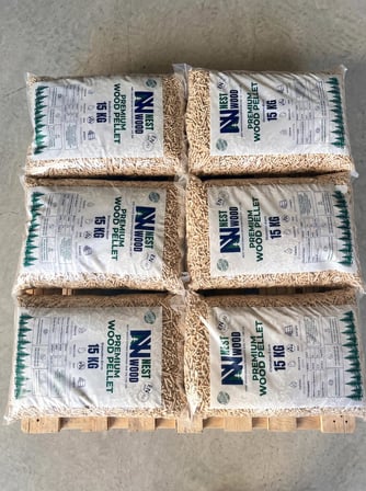Nest WoodTr %100 Doğal Çam Talaşı Pelet 15 kg - Doğal Kedi Kumu & Pelet Sobası Yakıtı