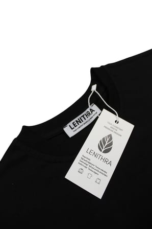 Lenithra Need To Diequik Ön Baskılı Unisex Oversize T-shirt Siyah / 2XL