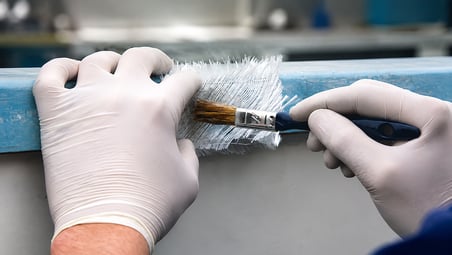 Fiberglass Dış Kalıp Yapım Ve Tamir Seti 5 Ürün Yüksek Kalite , Su sızdırmazlık tamir seti , Camelyaf , Fırça, Reçine