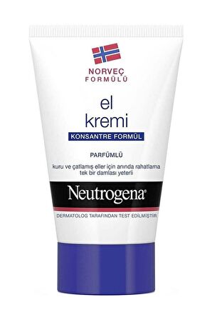 Neutrogena Konsantre Formül Nemlendirici Parfümlü El Kremi 50 Ml 6 Adet