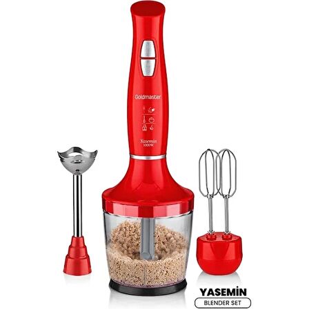 Goldmaster Gm-7240K 1000 Watt Yasemin Blender Seti