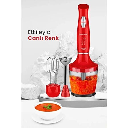 Goldmaster Gm-7240K 1000 Watt Yasemin Blender Seti