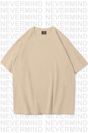 Kadın Oversize Pamuk Tişört - Cosmopolitan Kokteyl Desenli