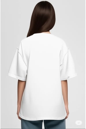 Nevermind Oversize Tişört Kadın "NEVERMIND" Baskılı Geniş Kalıp Tişört Unisex