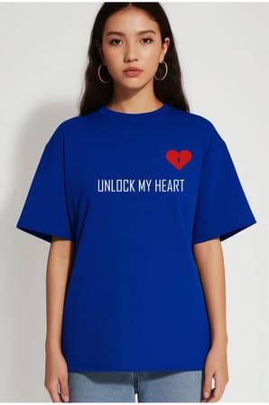 Unisex Kadın Erkek The Key To Çift Sevgili T-shirt 2'li Set Takım