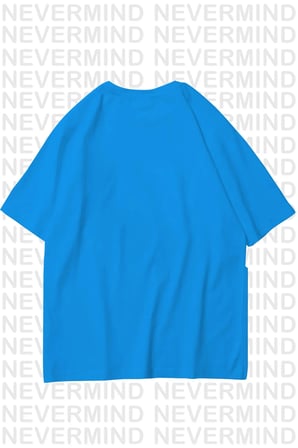 Nevermind Sevgili Kombini Sevimli Köpek ve Kalp Baskılı Oversize Unisex Çift Tişörtü