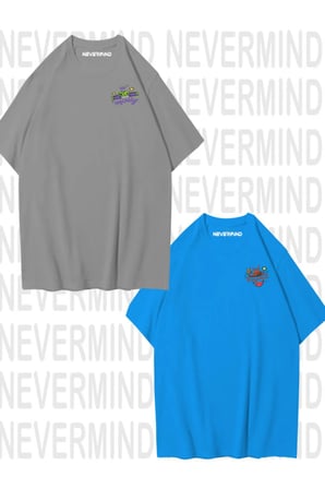 Nevermind Unisex To Infinity & Beyond Ön Baskılı Sevgili Çift Kombini Tişört 2'li Set