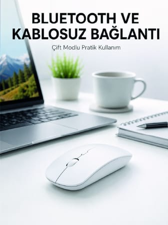 PG-908 MOUSE BEYAZ