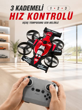 Toptan Bulurum G68 Akrobatik Drone Kırmızı 2K Kamera GPS